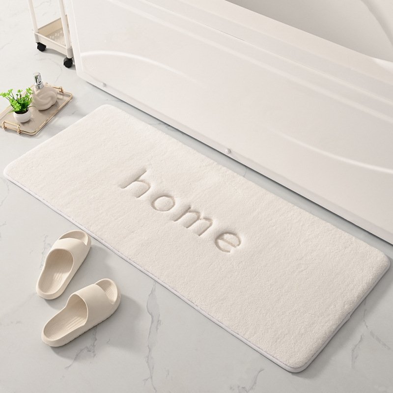 Hammam üçin "home" ýazgyly ýumşak uzyn haly