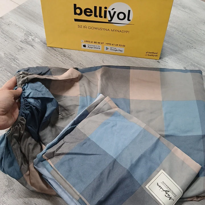 Uly kletkaly gök rezinli prostyn toplumy — 2