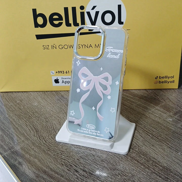 Bantikli aýnaly iphone çeholy — 2