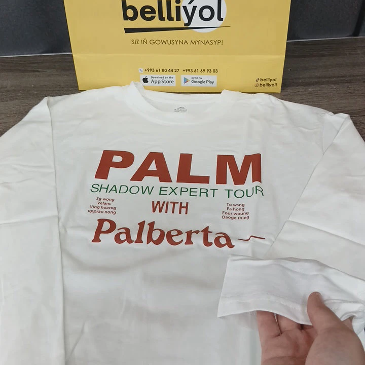 Palm ýazgyly ak longsliw — 2