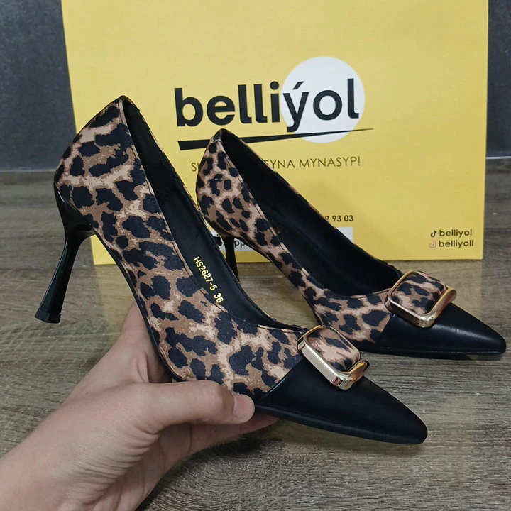 Gulply leopard orta ökjeli köwüş — 4