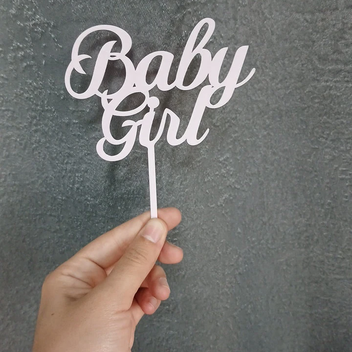 «baby girl» gülgüne tort bezegi — 2