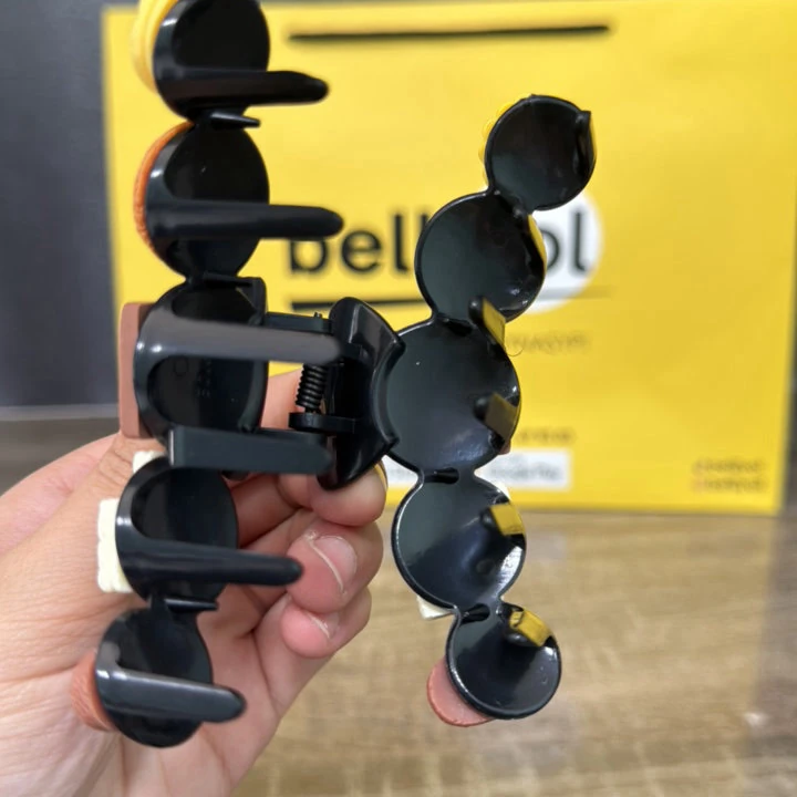 Заколка-краб в виде печенья — 3