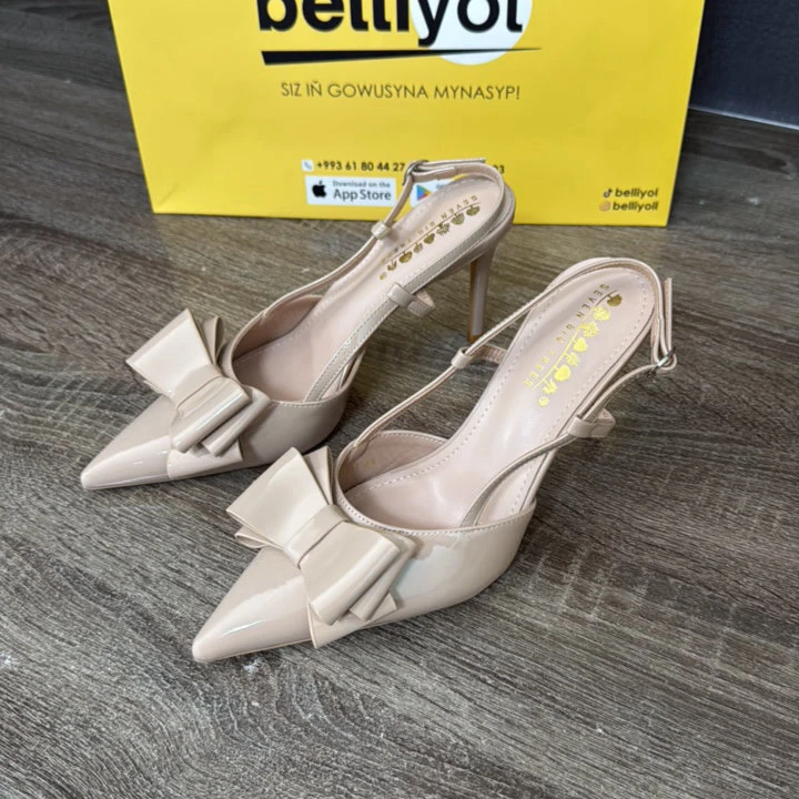 Туфли на шпильке с бантом — 2