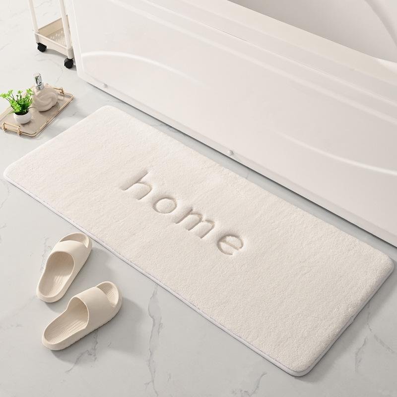 Hammam üçin "home" ýazgyly ýumşak uzyn haly