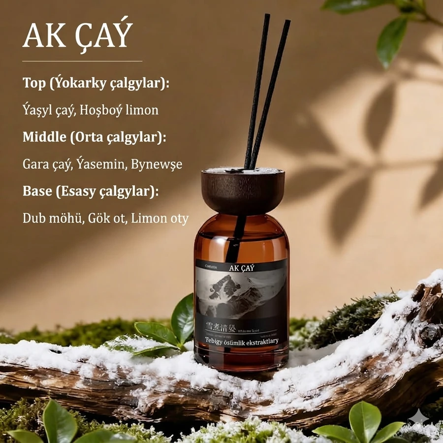 Öý üçin taýajykly ys beriji diffuzor