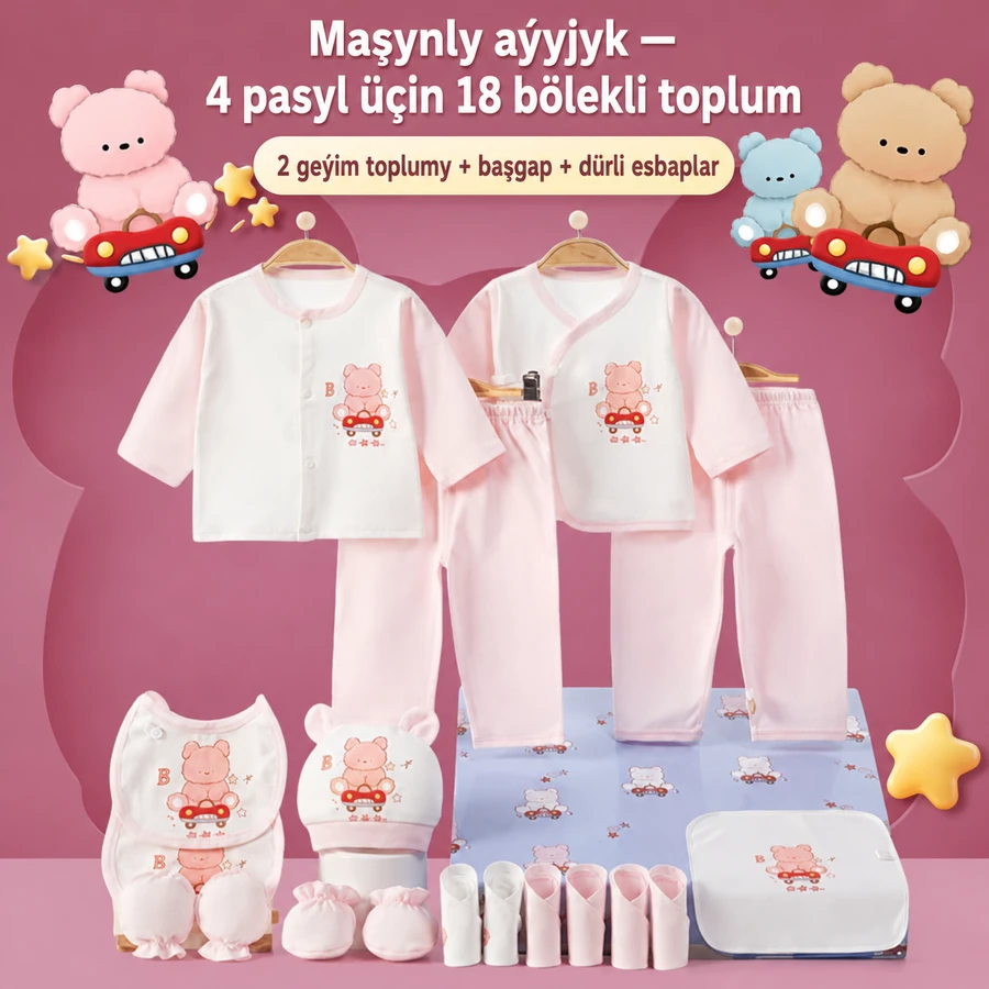 Gülgüne 18 bölekli bäbek toplumy