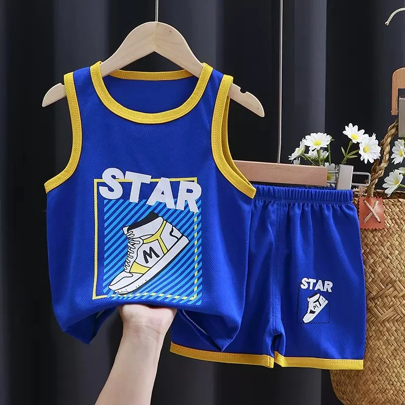 Basketbol suratly şortik-maýka toplumy
