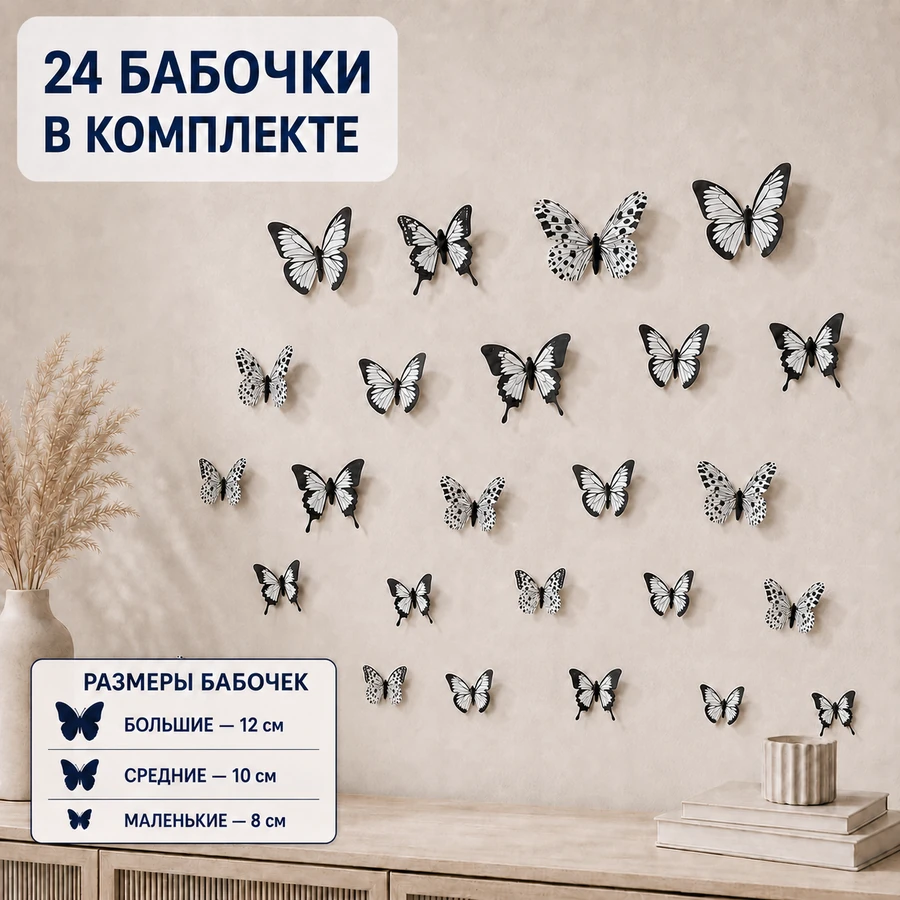 Dury 3d kebelekler, 24 sany