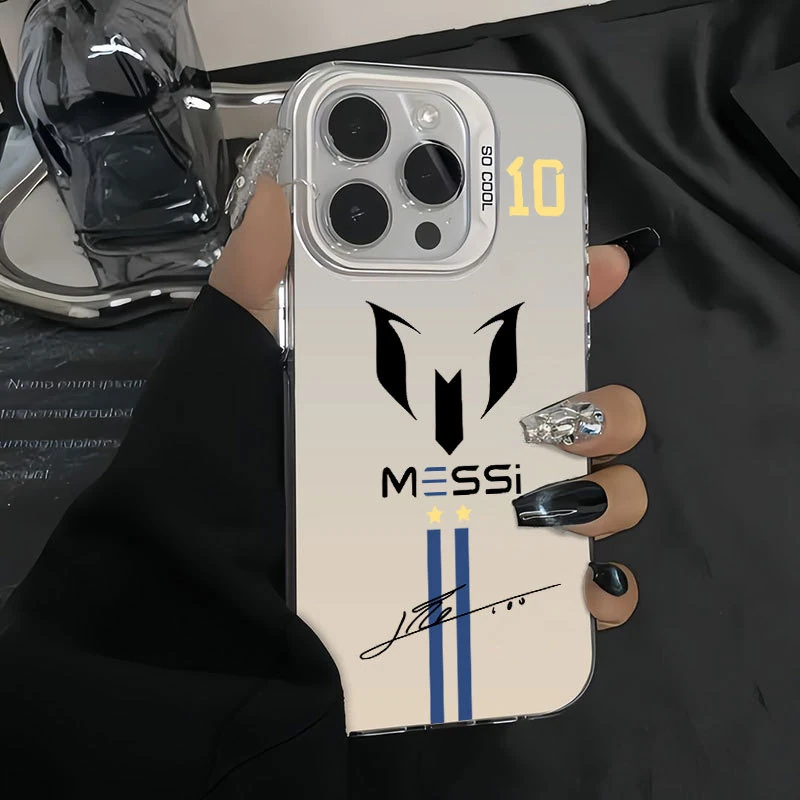 Белый чехол iphone messi