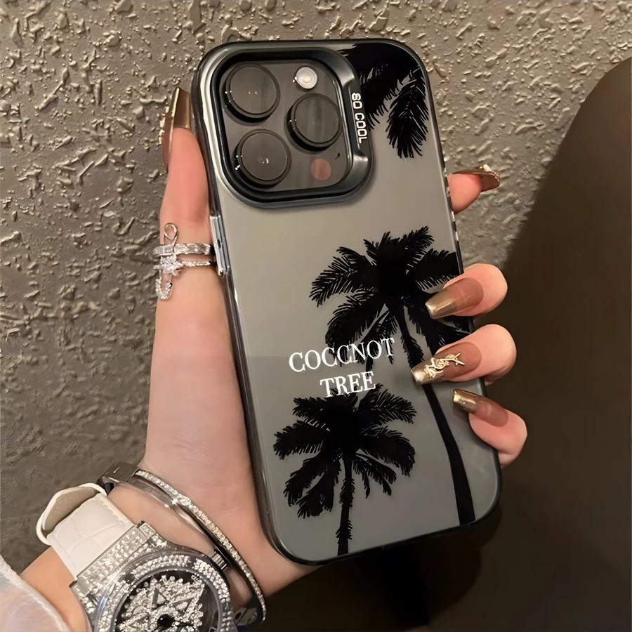 Palma suratly kümüş iphone çeholy